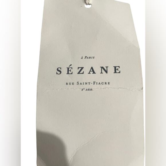 Sezane Black Ribbed Tank Bodysuit NWT Snap Closure- Medium - Picture 7 of 9